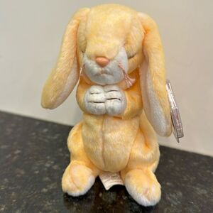 Ty Praying Bunny “Grace” the Bunny Rabbit (5.5 inch) Vintage 1990s 2000s Beanies
